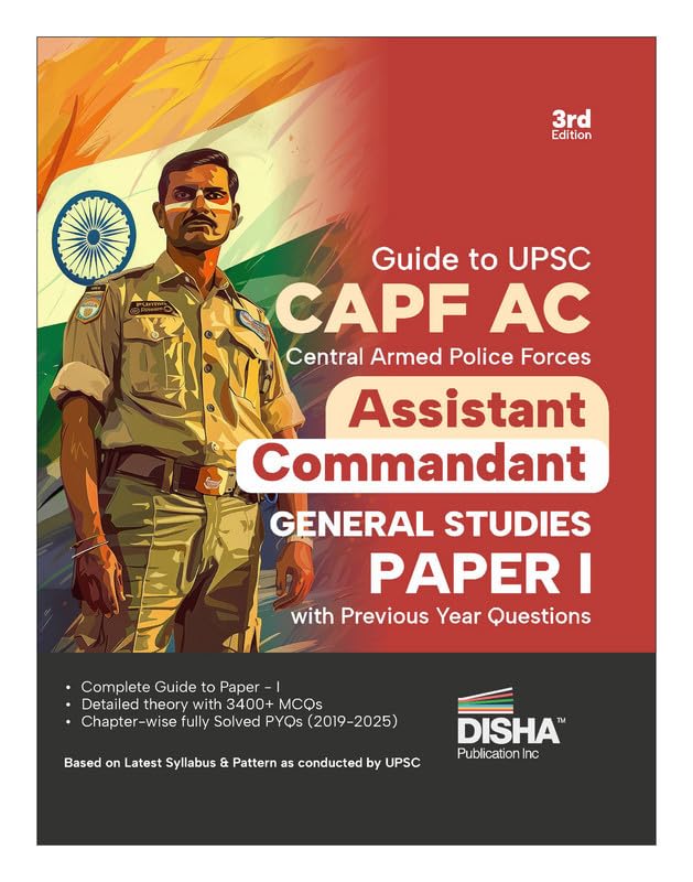 Disha Guide to UPSC CAPF AC Central Armed Police Forces Assistant Comm ...
