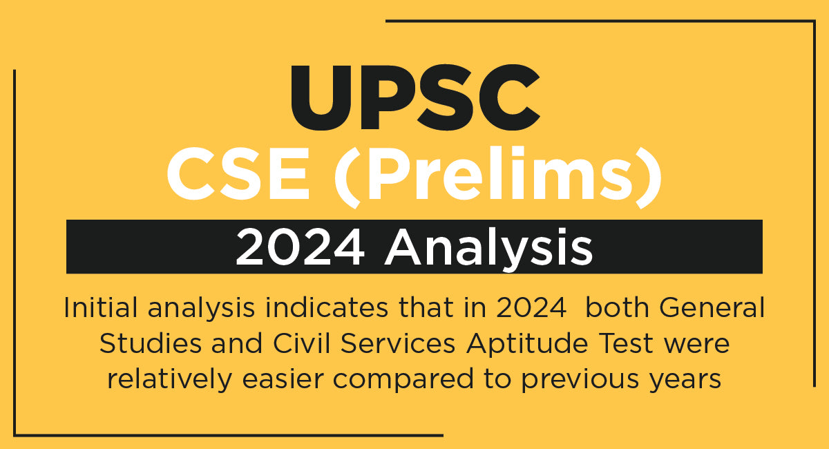 UPSC CSE 2024 Exam Analysis – Disha Publication