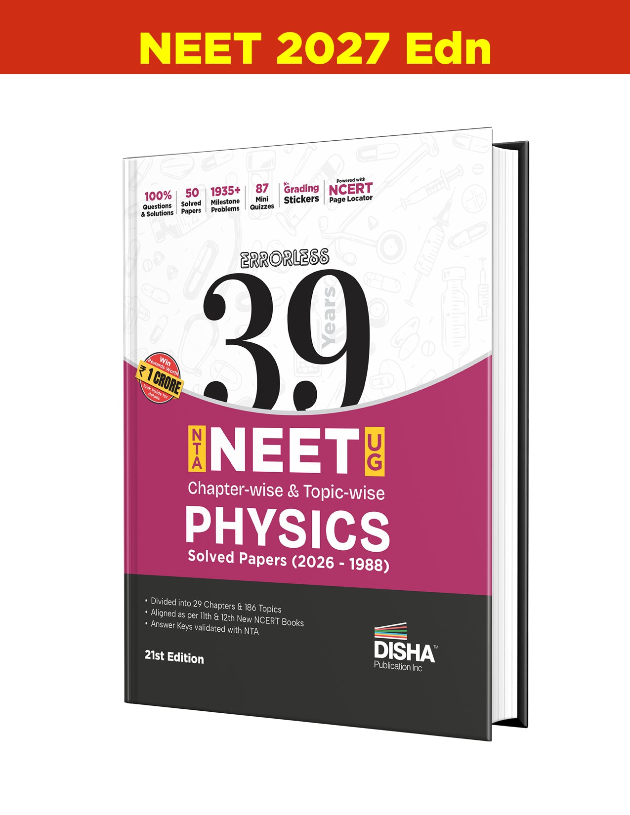 Disha Errorless 39 Years NTA NEET (UG) Chapter-wise & Topic-wise ...