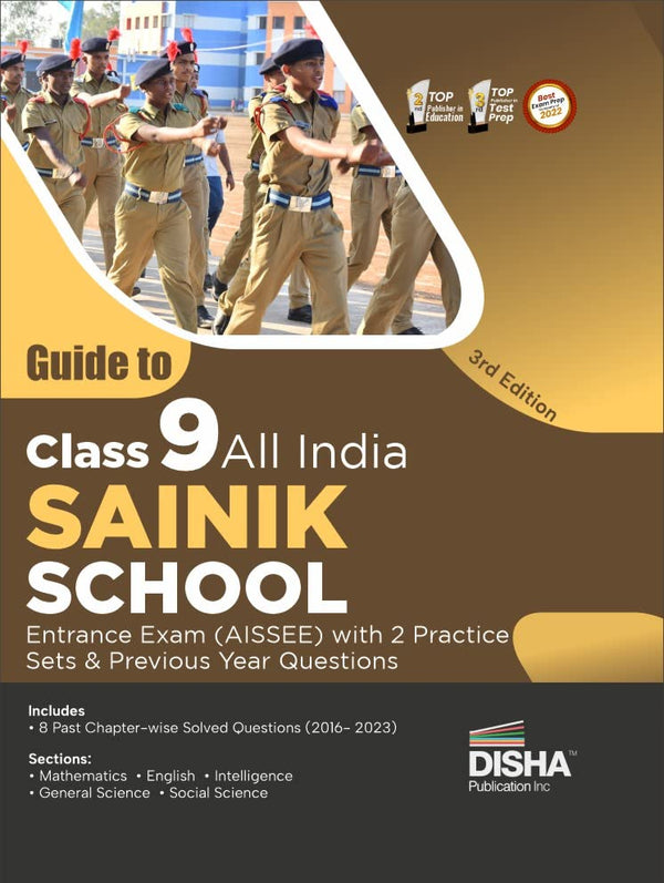 Guide to Class 9 All India SAINIK School Entrance Exam (AISSEE) with 2 Practice Sets & Previous Year Questions - 3rd Edition