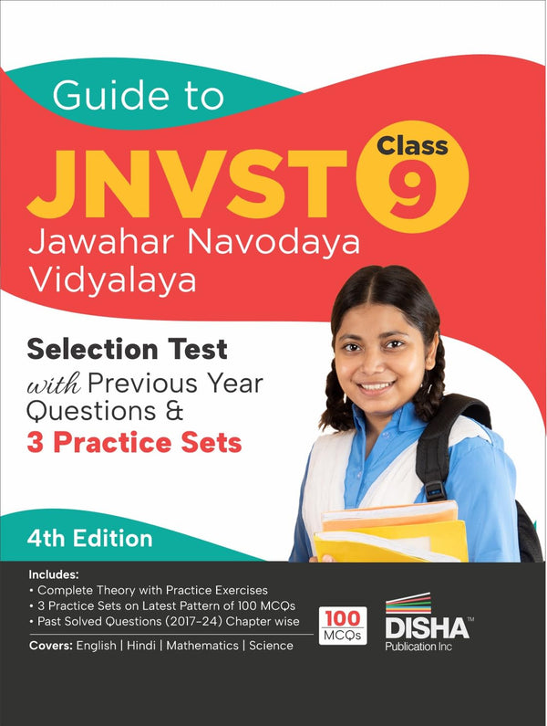 Guide to JNVST Class 9 Jawahar Navodaya Vidyalaya Selection Test with Previous Year Questions & 3 Practice Sets 4th Edition