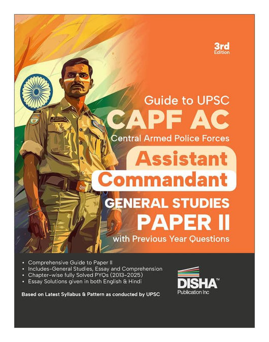 Disha Guide to UPSC CAPF AC Central Armed Police Forces Assistant Comm ...