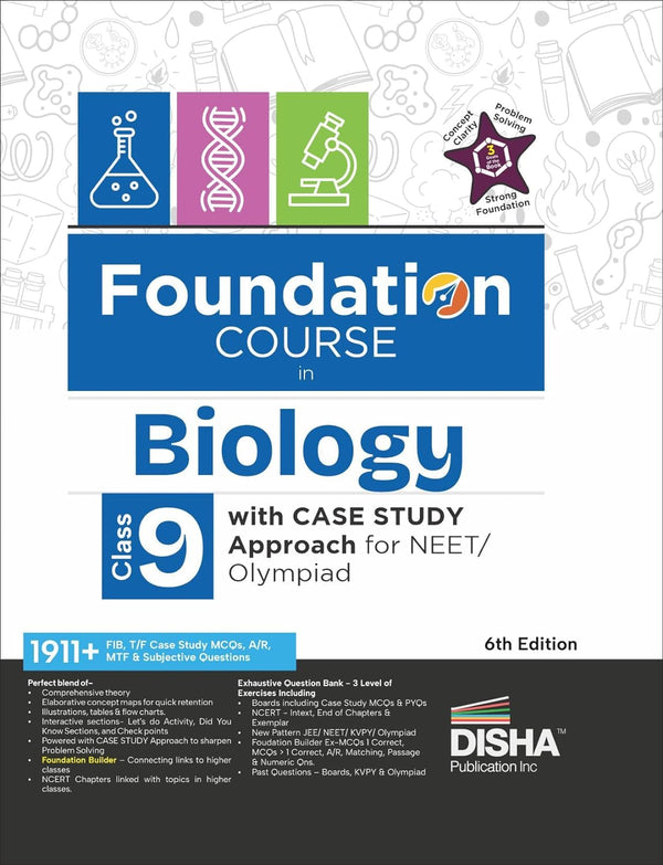 Foundation Course in Biology Class 9 with Case Study Approach for NEET/ Olympiad - 6th Edition