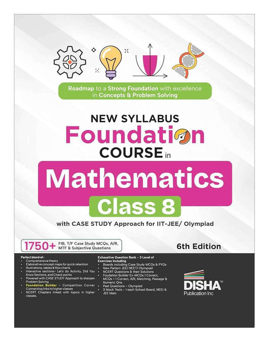 Disha New Syllabus Foundation Class 8 Mathematics with Case Study ...