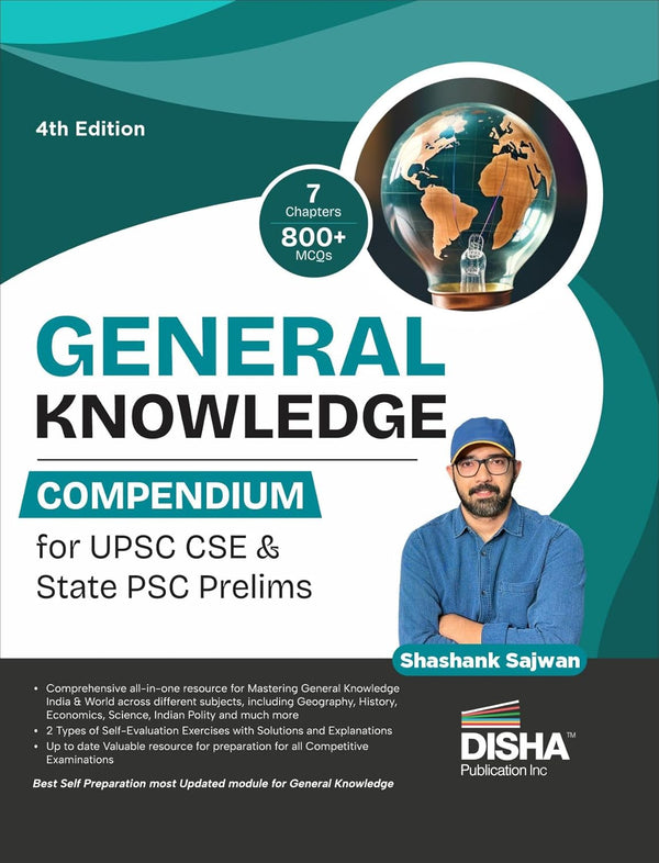 General Knowledge Compendium for UPSC CSE & State PSC Prelims 4th Edition | Civil Services