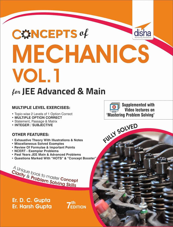 Concepts of Mechanics for JEE Advanced & Main - Vol.1
