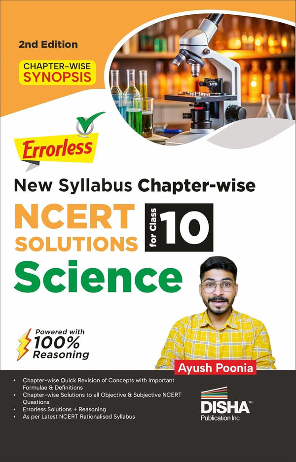 Errorless New Syllabus Chapter-wise NCERT Solutions for Class 10 Science Edition 2nd | 100% Reasoning