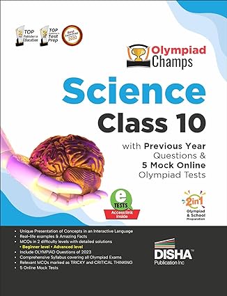 Olympiad Champs Science Class 10 with Previous Year Questions & 5 Mock Online Olympiad Tests 2nd Edition