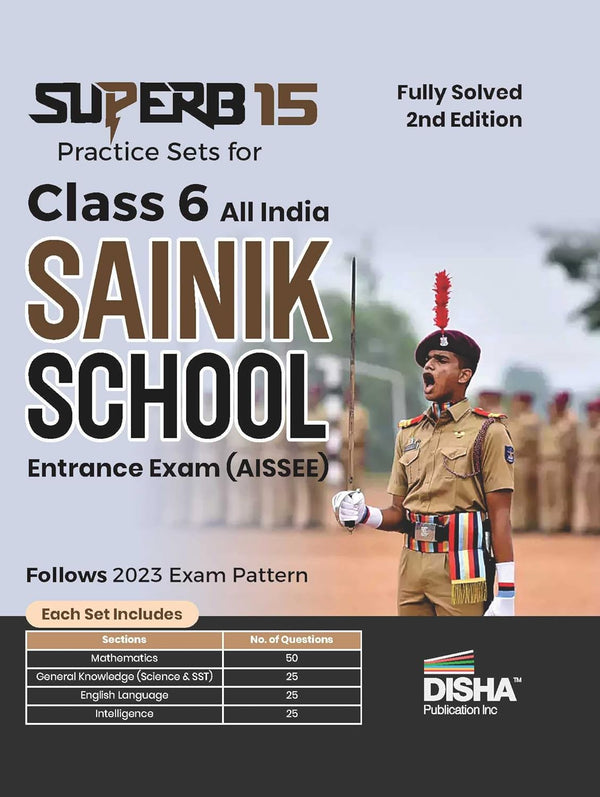 SuperB 15 Practice Sets for Class 6 All India SAINIK School Entrance Exam (AISSEE) 2nd Edition