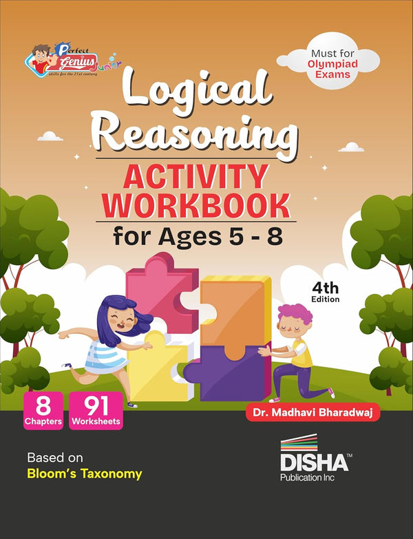 Perfect Genius Logical Reasoning Activity Workbook for Ages 5 to 8 - 2nd Edition | Must for Olympiad Exams | Builds 91 Life Skills