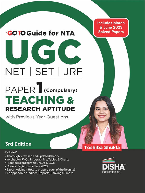 Goto Guide for NTA UGC NET | SET | JRF Paper 1 (Compulsory) Teaching & Research Aptitude with Previous Year Questions