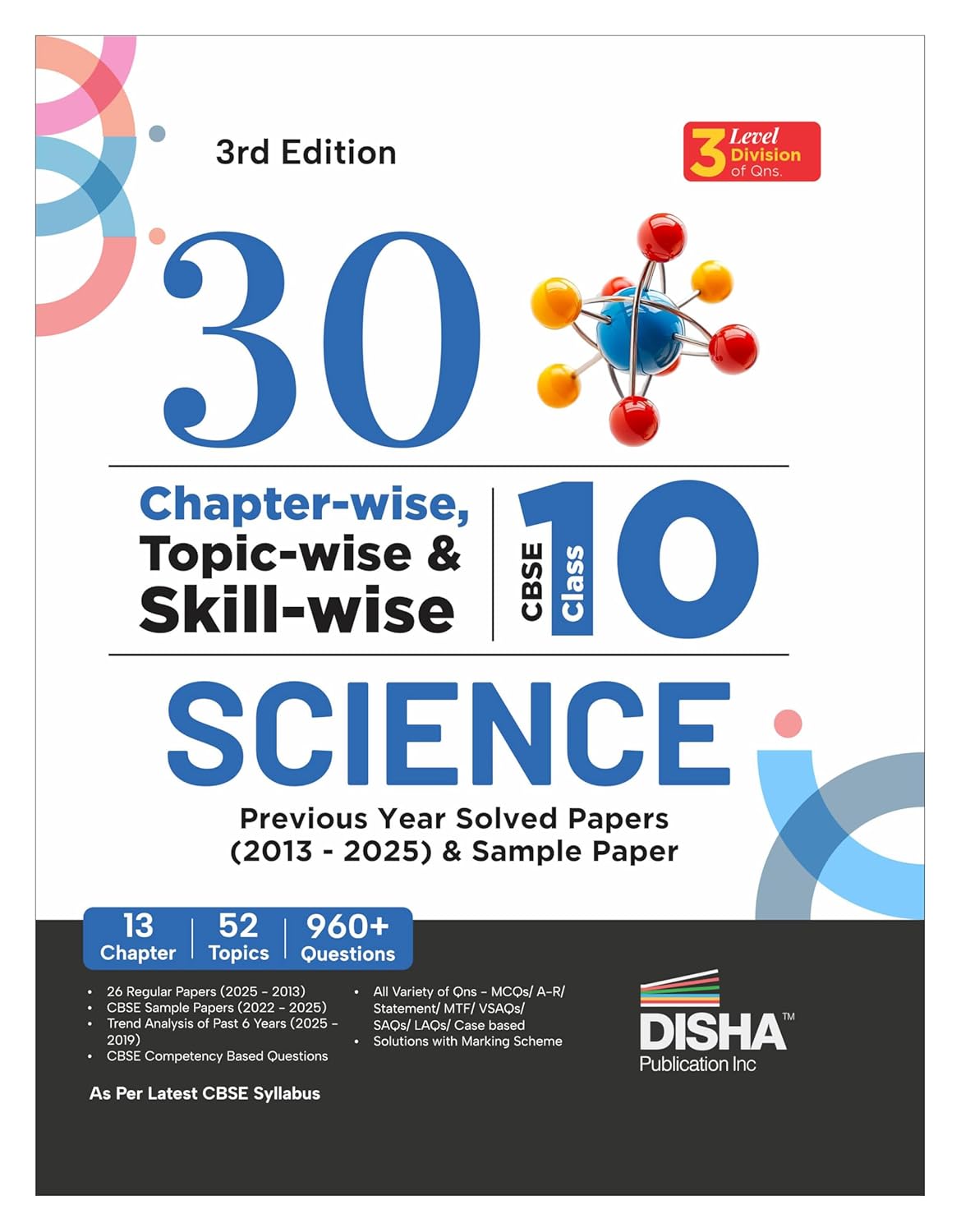 Disha 30 Chapter-wise, Topic-wise & Skill-wise CBSE Class 10 Science P ...