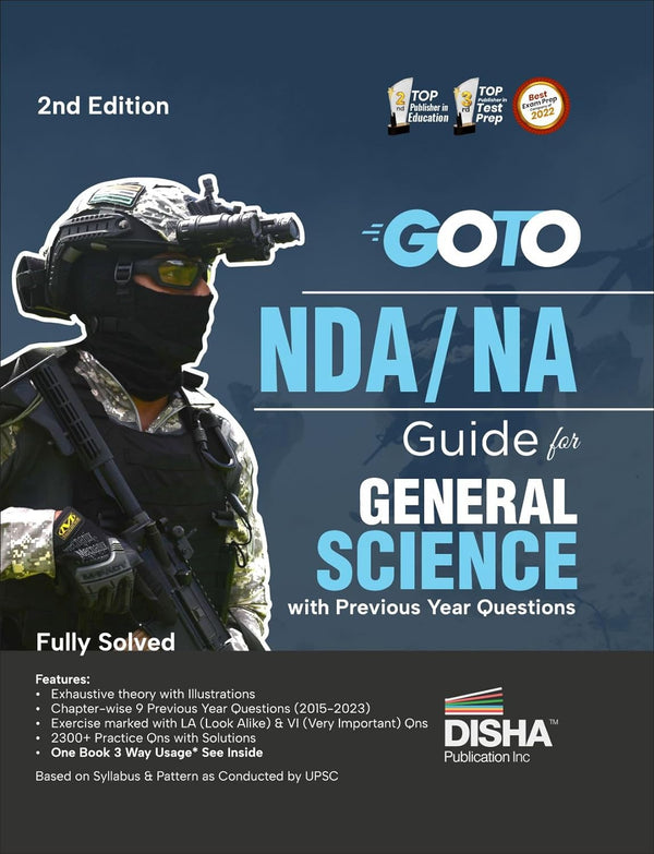 GOTO NDA/ NA Guide for General Science with Previous Year Questions 2nd Edition