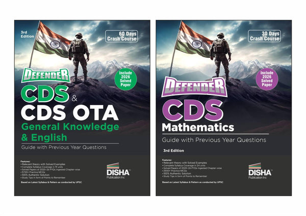 CDS 2026 Made Easy! Top Books for Defence Aspirants – Disha Publication
