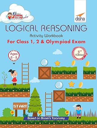 Perfect Genius Logical Reasoning Activity Workbook for Class 1, 2 & Olympiad Exams