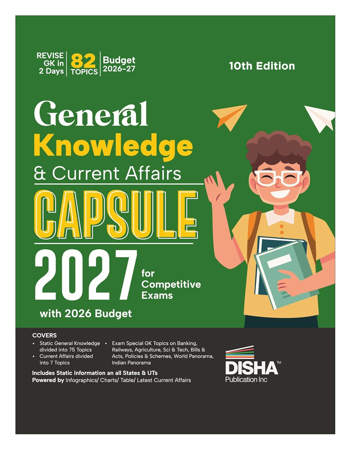 Disha General Knowledge & Current Affairs Capsule 2027 for Competitive ...