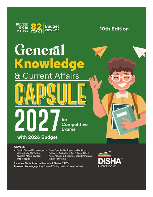 Disha General Knowledge & Current Affairs Capsule 2027 for Competitive ...