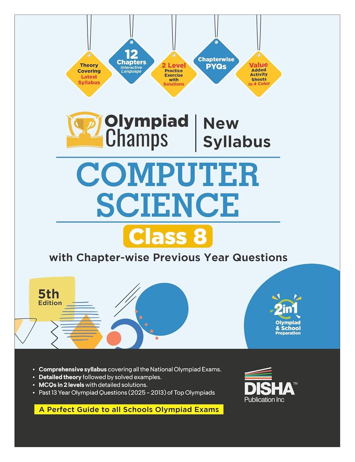 Disha Olympiad Champs Computer Science Class 8 with Chapter-wise ...