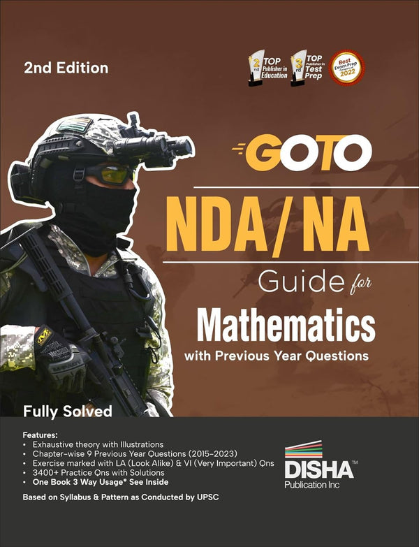 GOTO NDA/ NA Guide for Mathematics with Previous Year Questions 2nd Edition