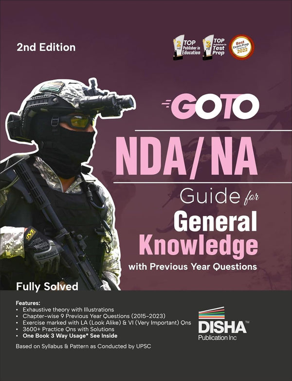 GOTO NDA/ NA Guide for General Knowledge with Previous Year Questions 2nd Edition