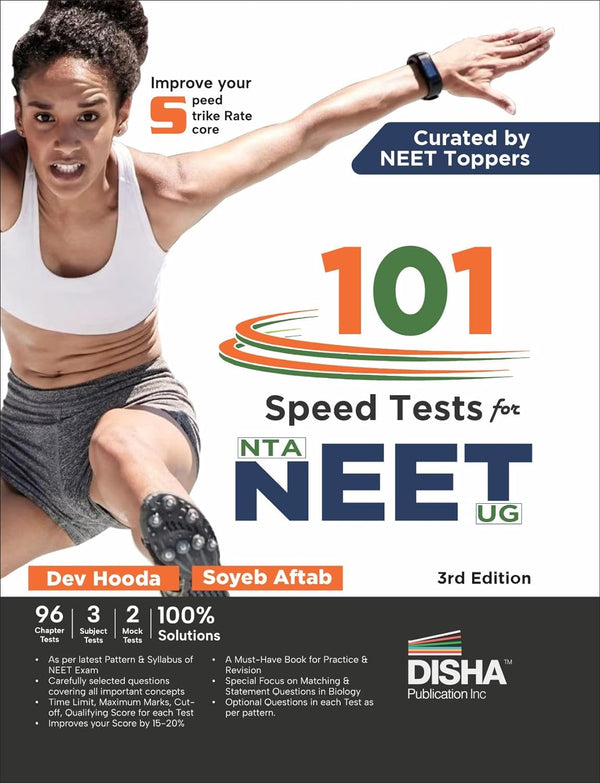 101 Speed Tests for NTA NEET (UG) 3rd Edition | 96 Chapter Tests + 3 Subject Tests + 2 Mock Tests | Improve your Score by 15-20% | Physics, Chemistry, Biology, PCB | Question Bank | 100% Solutions
