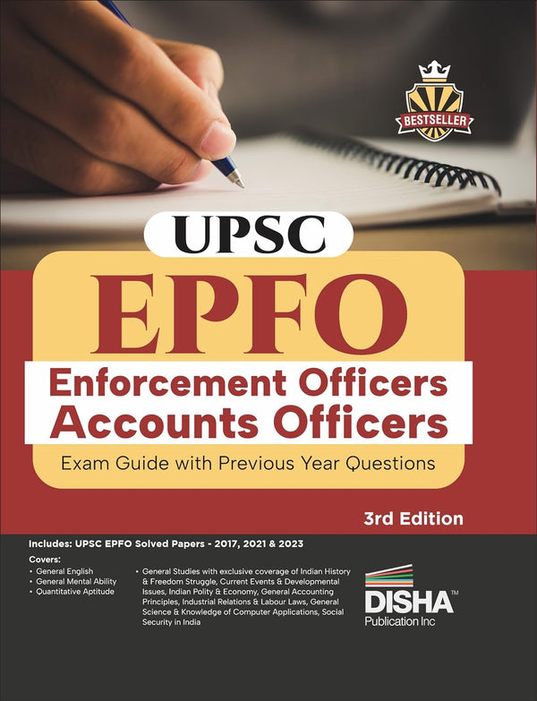 UPSC EPFO (Enforcement Officers/ Accounts Officers) Exam Guide with Previous Year Questions 3rd Edition