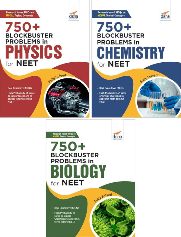 2250+ Blockbuster Problems in Physics, Chemistry & Biology for NEET
