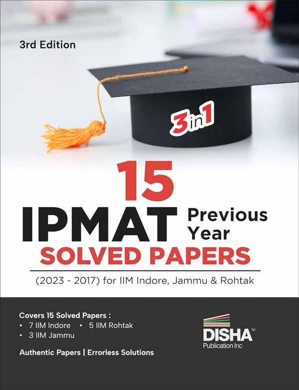 15 IPMAT Previous Year Solved Papers (2023 - 2017) for IIM Indore, Jammu & Rohtak