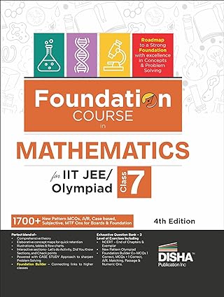 Foundation Course in Mathematics Class 7 for IIT-JEE/ Olympiad - 4th Edition Paperback