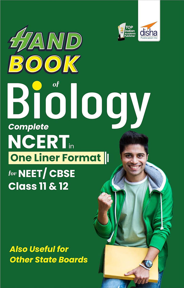 HandBook of Biology - Complete NCERT in One Liner Format for NEET/ CBSE Class 11 & 12 Disha Experts