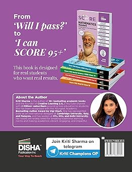 Disha Score 100 Mathematics (Std) CBSE Class 10 Previous Year-wise ...