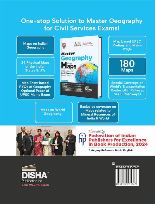 Disha Master Geography through Maps for UPSC & State PSC Civil Service ...