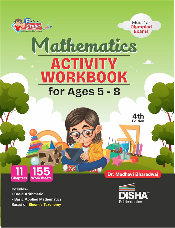 Perfect Genius Mathematics Activity Workbook for Ages 5 to 8 - 3rd Edition | Must for Olympiad Exams | Builds 155 Life Skills