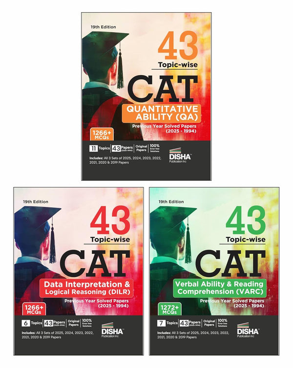 CAT Exam Books 2026 | MBA Entrance Prep Guide – Disha Publication