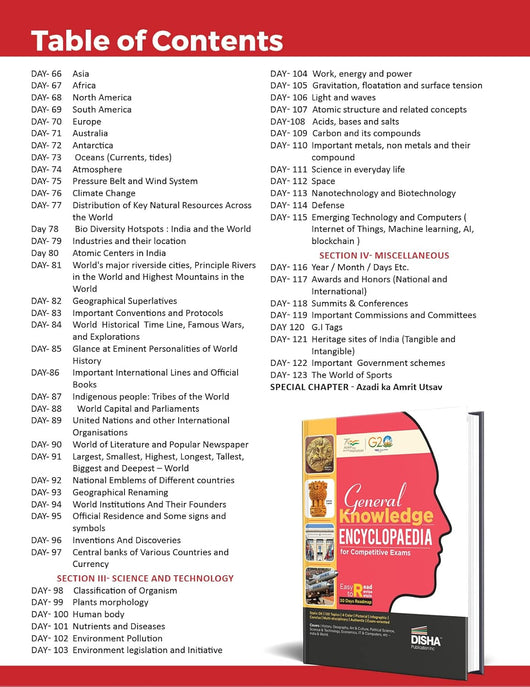 General Knowledge Encyclopedia for Competitive Exams | Master 130 Topi ...