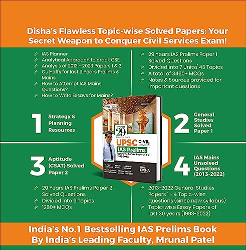 29 Previous Years UPSC Civil Services IAS Prelims Topic-wise Solved Pa ...