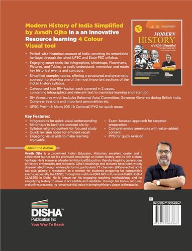 Disha Modern History of India Simplified by Avadh Ojha for UPSC & Stat ...