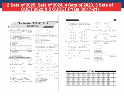 Disha GoTo Guide for CUET (UG) 2026 Mathematics with 16 Previous Year ...