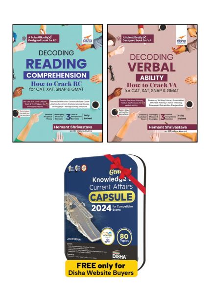 Decoding Reading Comprehension & Verbal Ability: How to Prepare VARC for CAT, XAT, SNAP & GMAT - set of 2 Books