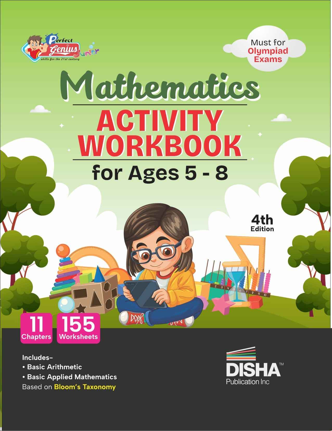 Genius Math Worksheet Disha Perfect Genius Mathematics Activity Workbook for Ages 5 to 8 - 3 ...