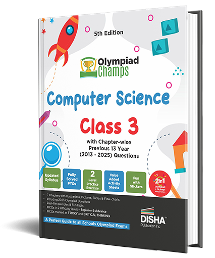 Disha Olympiad Champs Computer Science Class 3 with Chapter-wise Previ ...
