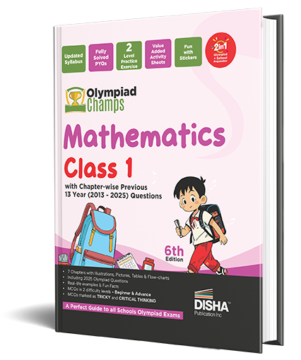 Disha Olympiad Champs Mathematics Class 1 with Chapter-wise Previous 1 ...