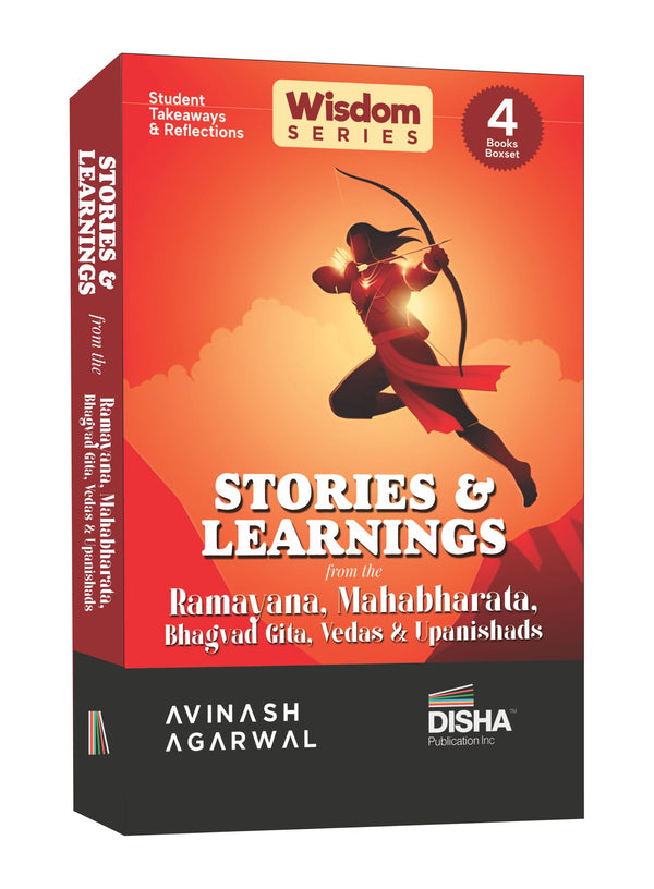 Best Of Disha Wisdom Series: Boxset of 4 books containing Stories & Learnings from the Ramayana, Mahabharata, Bhagvad Gita, Vedas & Upanishads | Student Takeaways & Reflections | Teenagers & Parents
