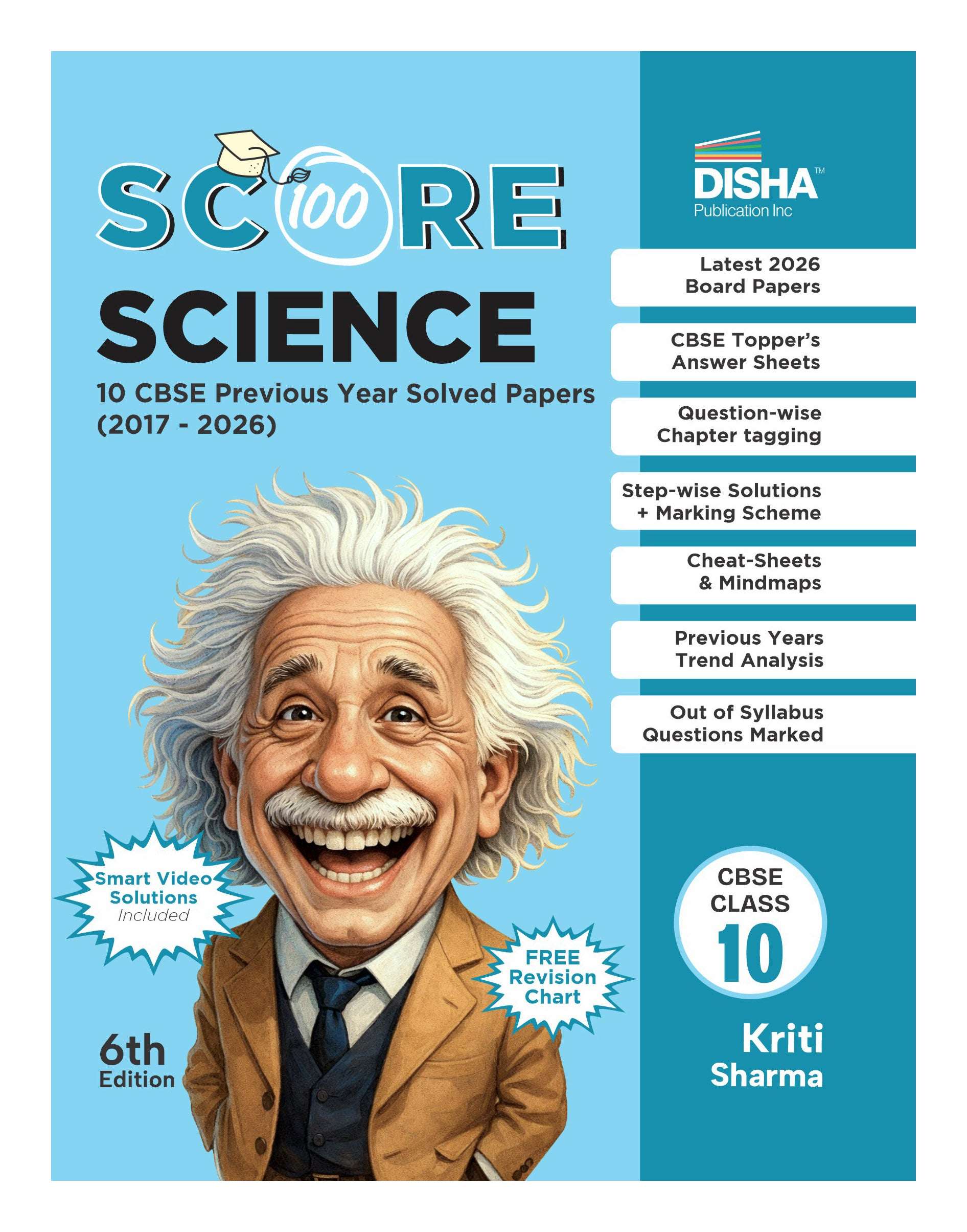 Disha Score 100 Science CBSE Class 10 Previous Year Solved Papers (2017 ...