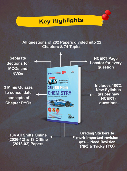 Disha Errorless 202 Chapter-wise & Topic-wise 25 Year Chemistry JEE ...