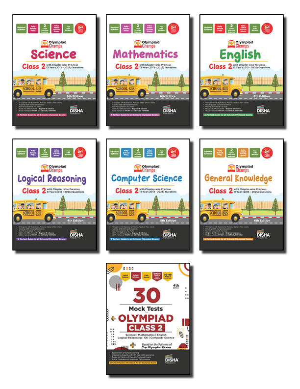 Disha Combo Class 6 (set of 7 books) Olympiad Champs Science