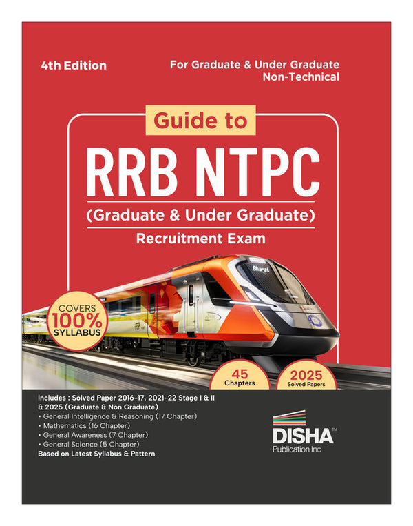 Disha Guide to RRB NTPC (Graduate & Undergraduate) Recruitment Exam 4th Edition | Railway Recruitment Board | Non-Technical Popular Categories