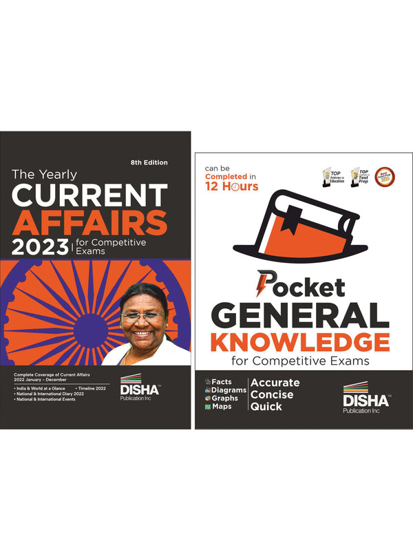 Pocket General Knowledge & Yearly Current Affairs 2023 for Competitive Exams | GK | UPSC, State PSC, CUET, SSC, Bank PO/ Clerk, BBA, MBA, RRB, NDA, CDS, CAPF, EPFO