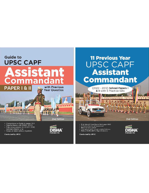 UPSC CAPF Assistant Commandant Paper I & II Guide with 11 Previous Year Solved Papers & 5 Practice Sets 2nd Edition