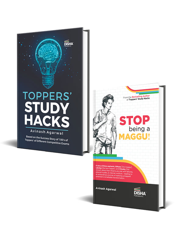Combo Offer- Topper  s Study Hacks+ Stop being a Maggu
